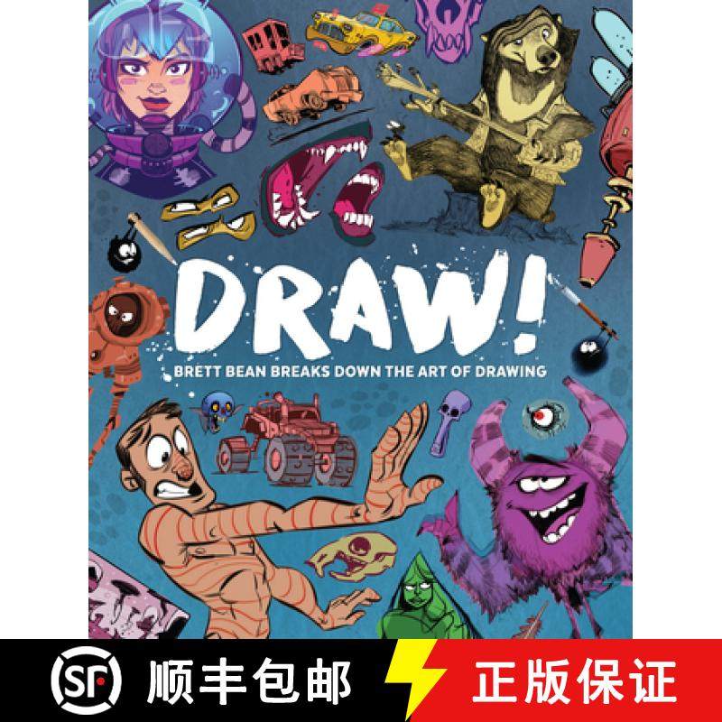 【3-4周达】Draw! : Brett Bean breaks down the art of drawing [9781912843787]