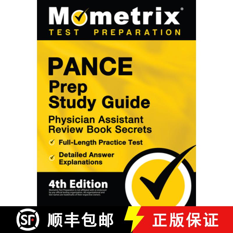 【3-4周达】Pance Prep Study Guide - Physician Assistant Review Book Secrets, Full-Length Practice Tes... [9781516718467]