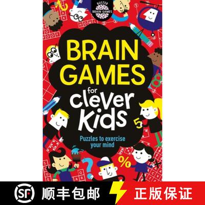 【3-4周达】Brain Games for Clever Kids: Puzzles to Exercise Your Mind [9781780552491]
