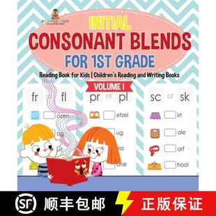 Grade Kids Volume Consonant for 9798869414489 Readi... Initial Blends 1st Book Reading Children 4周达