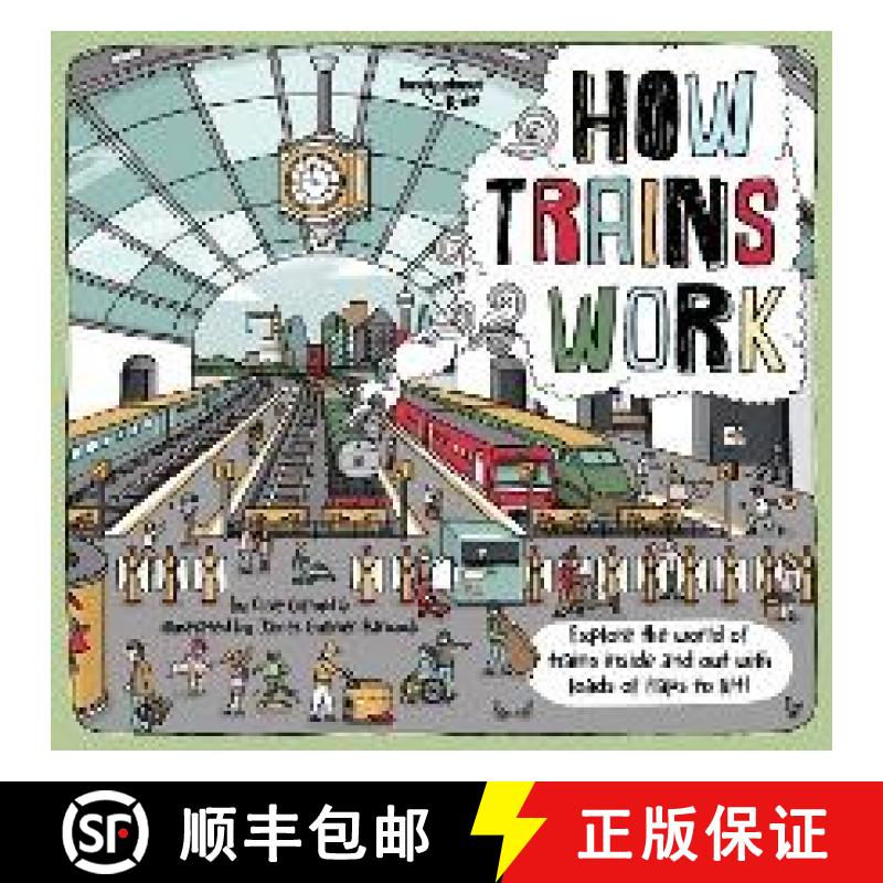 【3-4周达】Lonely Planet Kids How Trains Work [9781788683272]