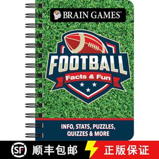 【3-4周达】Brain Games - To Go - Facts & Fun: Football: Info, Stats, Puzzles, Quizzes & More [9781639389827]