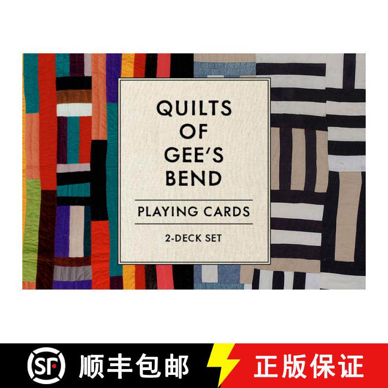 【3-4周达】Quilts of Gee's Bend Playing Cards: 2-Deck Set [9781797213354]