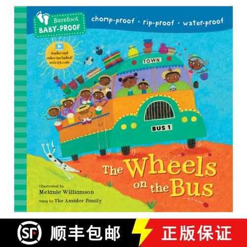 【3-4周达】Barefoot Baby-Proof: The Wheels on the Bus [9798888596791]