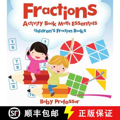 【3-4周达】Fractions Activity Book Math Essentials: Children's Fraction Books [9781683263791]