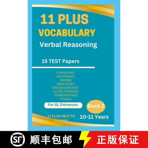 【3-4周达】11 PLUS VOCABULARY VERBAL REASONING BOOK 2 [9781445713366]