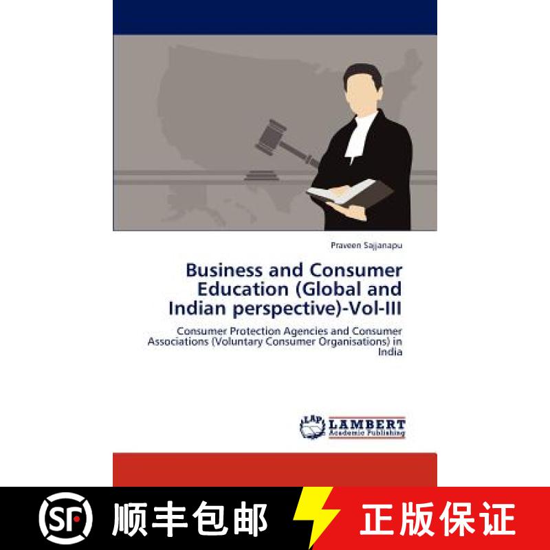预订 Business and Consumer Education (Global and Indian perspective)-Vol-III [9783659157660]