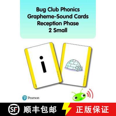【3-4周达】Bug Club Phonics Grapheme-Sound Cards Reception Phase 2 (Small) [9781292439839]