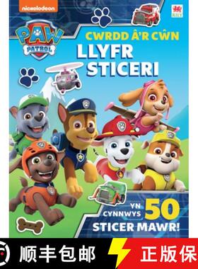 【3-4周达】Paw Patrol: Cwrdd a'r Cwn - Llyfr Sticeri [9781804163603]