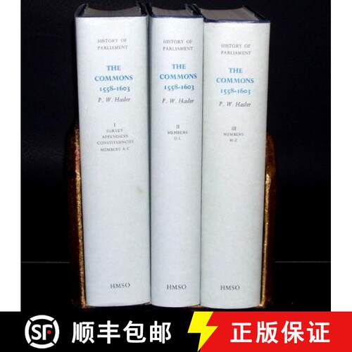 【3-4周达】精装 The History of Parliament: The House of Commons, 1558–1603 [3 vols] [9780118875011]