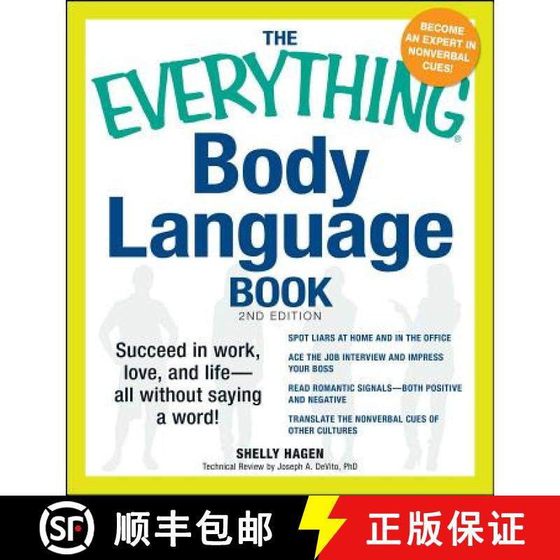 【3-4周达】The Everything Body Language Book: Succeed in Work, Love, and Life - All Without Saying a ... [9781440525834]