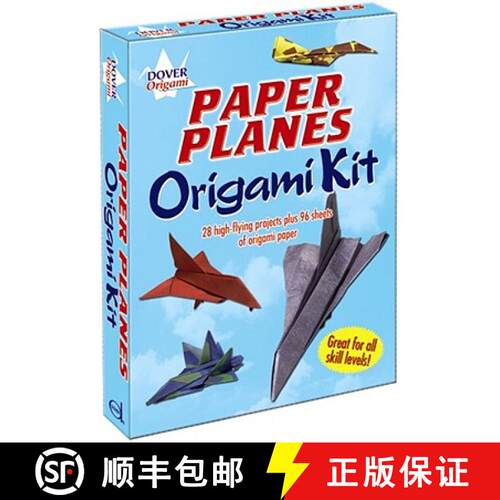 预订 Paper Planes Origami Kit [With 2 Paperbacks and 96 Sheets Origami Paper] [9780486477176]