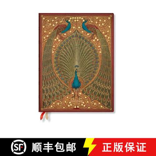 【3-4周达】2027 Hafiz's Peacocks Ultra Vertical Hardcover 18-Month Weekly Planner, 208pg, 80gsm by Pa... [9780349716268]