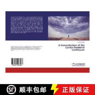 预订 A Generalization of the Cantor-Dedekind Continuum [9786202023436]