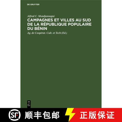 【3-4周达】精装 Campagnes et villes au Sud de la République Populaire du Bénin [9789027975348]
