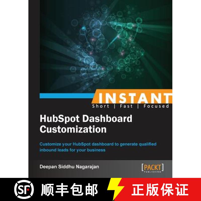 预订 Instant HubSpot Dashboard Customization [9781849698955]