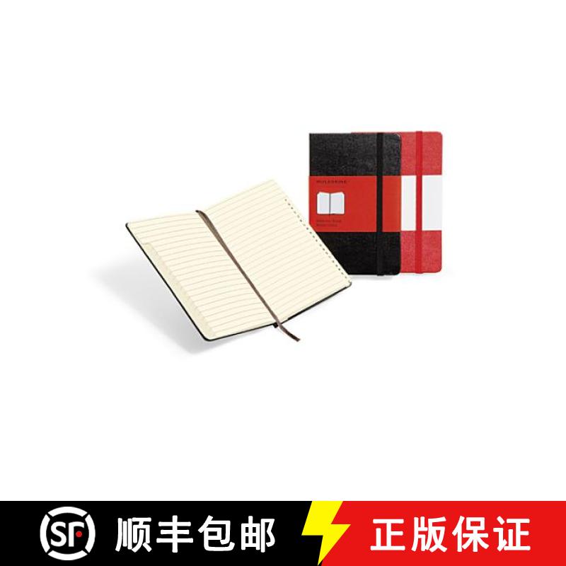 【2-3周达】Moleskine Classic Desk Address Book, Large, Black, Hard Cover (5 X 8.25) [9788883701658]
