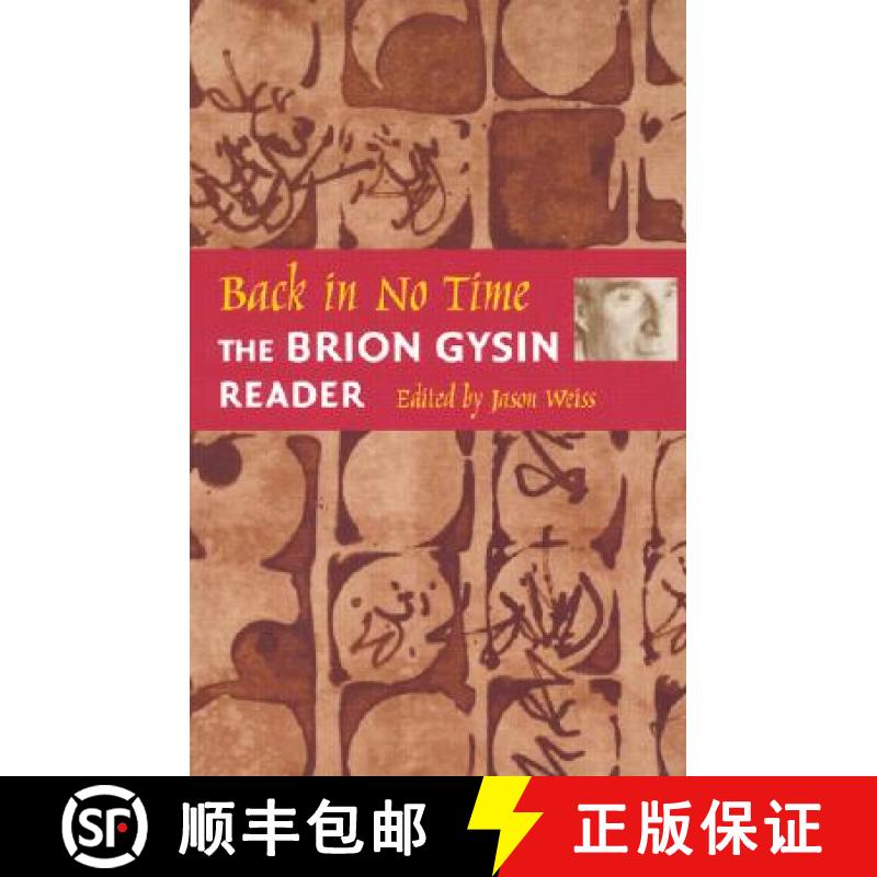 【3-4周达】Back in No Time: The Brion Gysin Reader [9780819565297]