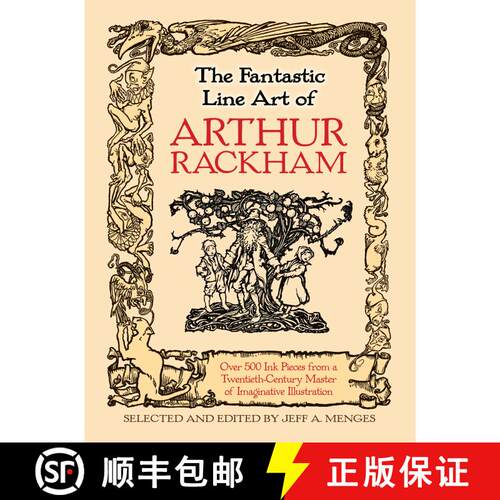 预订 The Fantastic Line Art of Arthur Rackham [9780486814223]