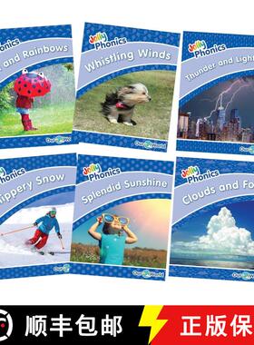 【3-4周达】Jolly Phonics Readers Level 4, Our World, Complete Set: In Precursive Letters (British Eng... [9781844149292]