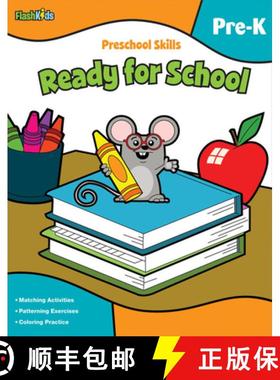 【3-4周达】Preschool Skills: Ready for School (Flash Kids Preschool Skills) [9781411434257]