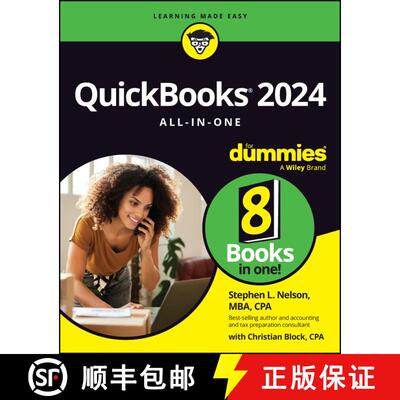【3-4周达】QuickBooks 2024 All–in–One For Dummies [9781394206353]