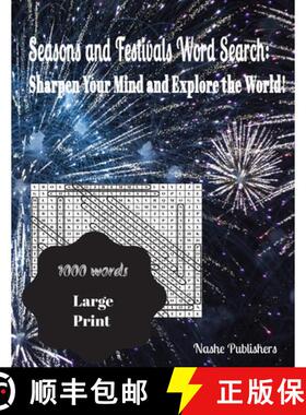 【3-4周达】Seasons and Festivals Word Search: Sharpen Your Mind and Explore the World!: large print w... [9781447806196]