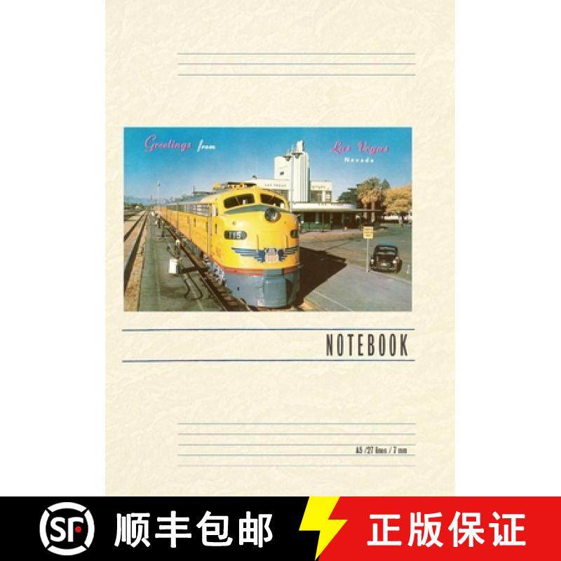 预订 Vintage Lined Notebook Greetings from Las Vegas [9798385439553]