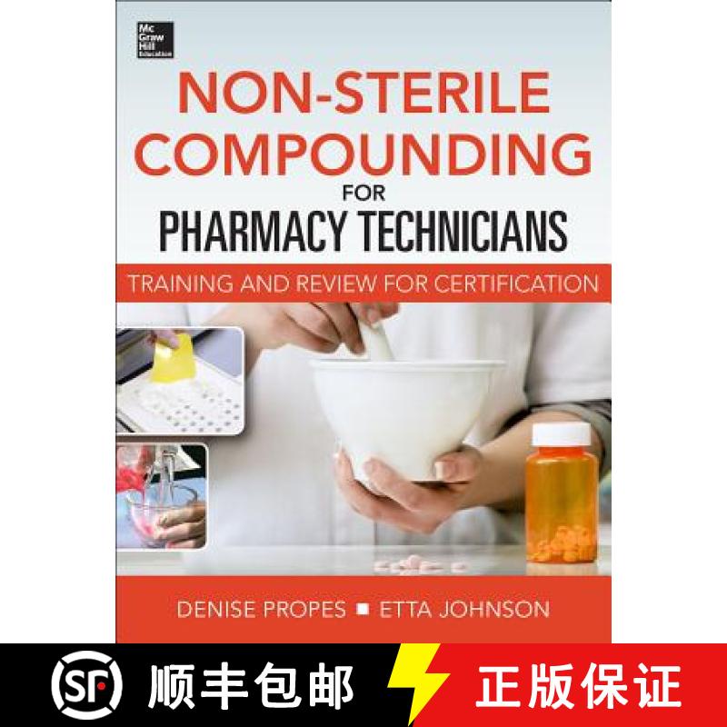 【3-4周达】Non-Sterile for Pharm Techs-Text and Certification Review [9780071829885]