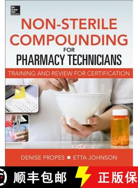 【3-4周达】Non-Sterile for Pharm Techs-Text and Certification Review [9780071829885]