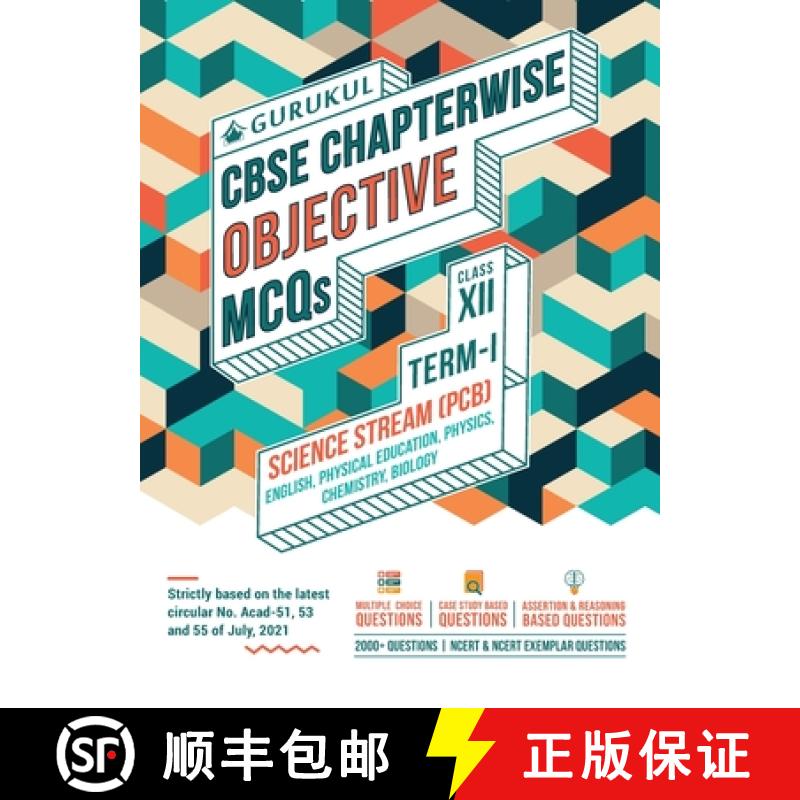 【2-3周达】Chapterwise Objective MCQs Science (PCB) Book for CBSE Class 12 Term I Exam [9789391184230]
