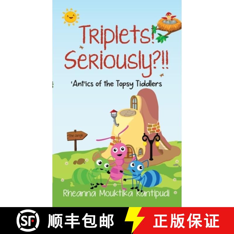 【3-4周达】Triplets! Seriously?!!- 'Ant'ics of the Topsy Tiddlers [9789358195781]