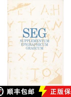 预订 Supplementum Epigraphicum Graecum, Volume XLIV (1994) [9789050635288]