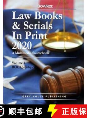【3-4周达】Law Books & Serials in Print - 3 Volume Set, 2020: 0 [9781642655308]