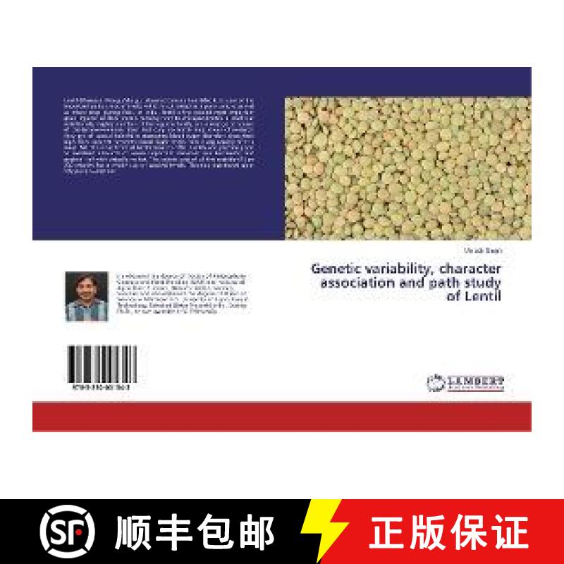 预订 Genetic variability, character association and path study of Lentil [9783330001343]