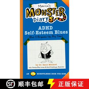 Blues Monster ADHD Self Diary 9781641707398 预订 Esteem Marvin