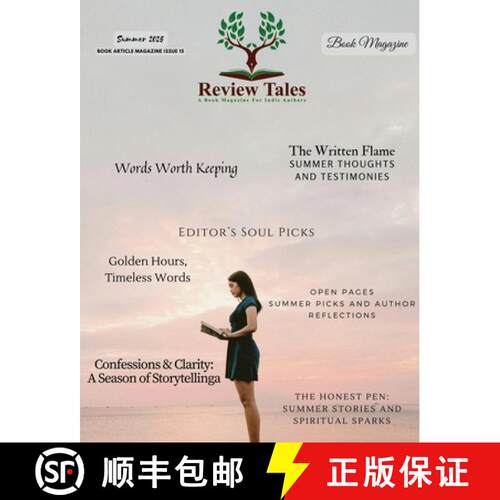 【3-4周达】Review Tales - A Book Magazine For Indie Authors - 15th Edition (Summer 2025) [9781988680729]
