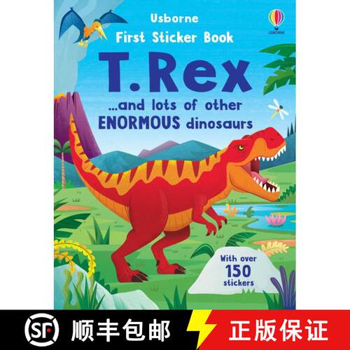 【3-4周达】First Sticker Book T. Rex: and lots of other enormous dinosaurs [9781805317463]