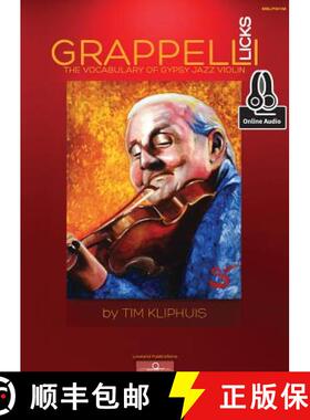 【3-4周达】Grappelli Licks: The Vocabulary of Gypsy Jazz Violin [9780786694204]