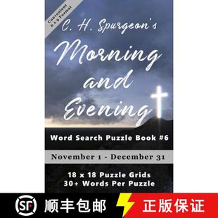 1st C.H. Book Puzzle 9781988938486 December 31st Evening Spurgeon November Word Morning 预订 6x9 Search and