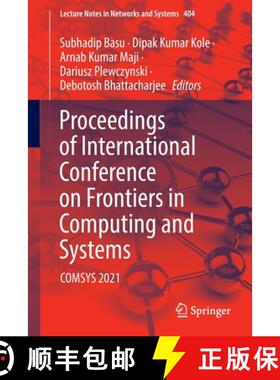 【3-4周达】Proceedings of International Conference on Frontiers in Computing and Systems : COMSYS 2021 [9789811901041]