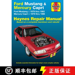 【3-4周达】Ford Mustang, Ghia & Cobra (1979-1993) & Mercury Capri, Ghia & RS (1979-1986) in-line 4 cy... [9781563921308]