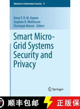 【3-4周达】Smart Micro-Grid Systems Security and Privacy [9783319914268]