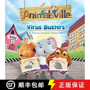 Animalsville Story Children Busters Unity Working About 9781734174724 Hygiene And Virus 预订 Germs