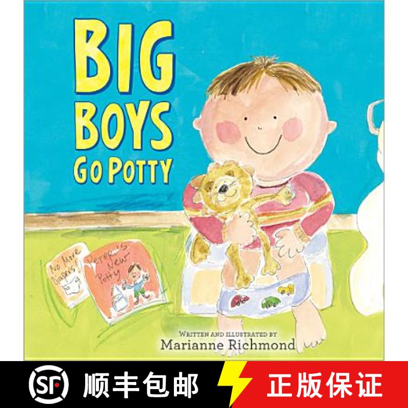 【3-4周达】Big Boys Go Potty [9781402266591]