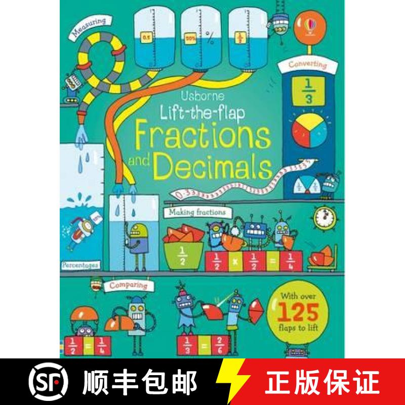 【3-4周达】Lift-the-flap Fractions and Decimals [9781409599012]