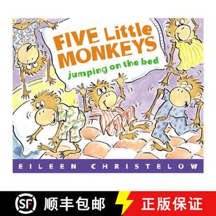 【3-4周达】Five Little Monkeys Jumping on the Bed [9780395557013]