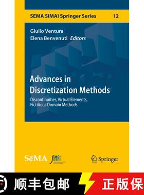 【3-4周达】Advances in Discretization Methods : Discontinuities, Virtual Elements, Fictitious Domain ... [9783319412450]