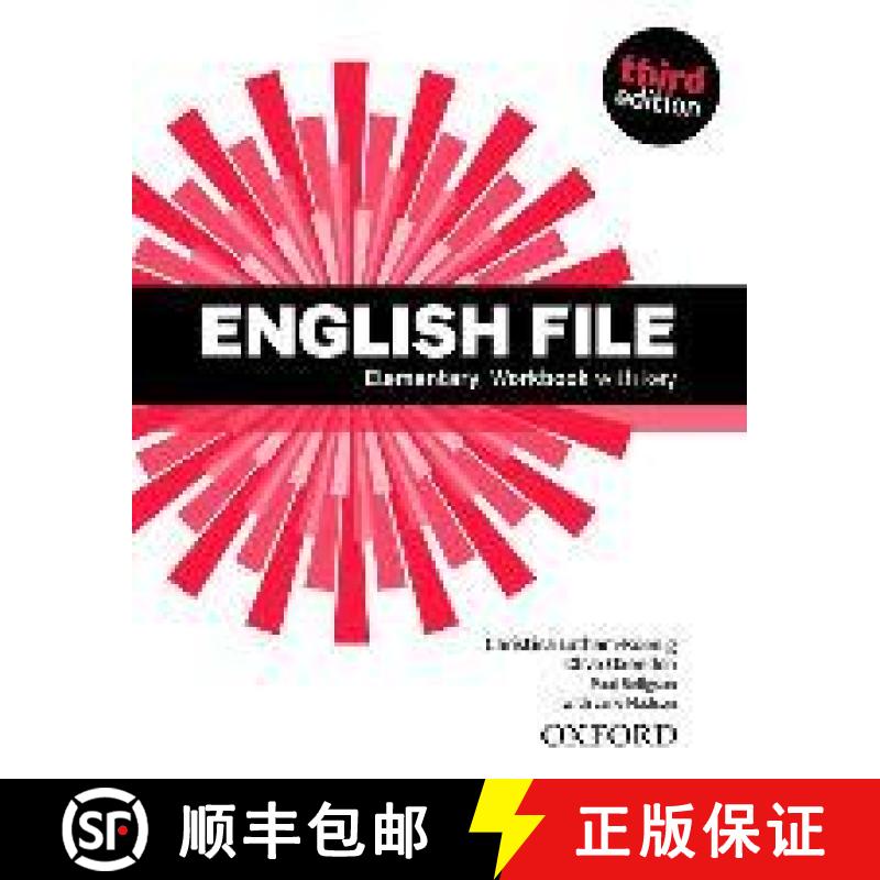【2-3周达】ENG FILE 3E ELEM WB W KEY [9780194598200]