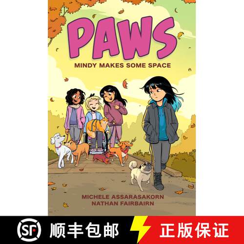 【3-4周达】PAWS: Mindy Makes Some Space: A Graphic Novel [9780593351932]